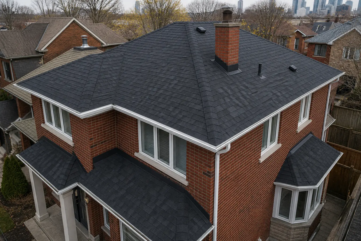 Flat Roof Detail Check roofing service in Toronto