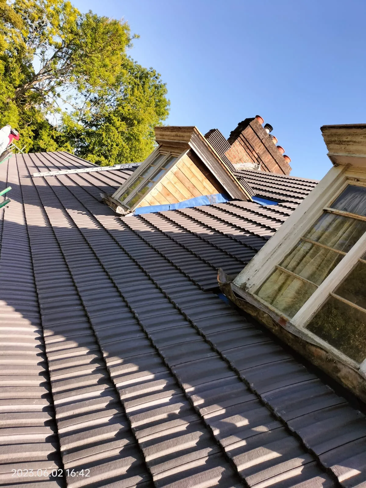 tile roof surrey roofing job in surrey