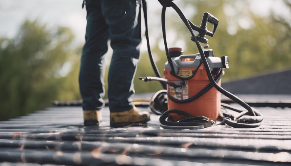 roof cleaning equipment guidelines